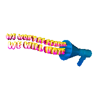 Dont Be Scared Election 2020 Sticker by INTO ACTION