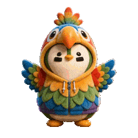 Happy Bird Sticker by ZaddyFi