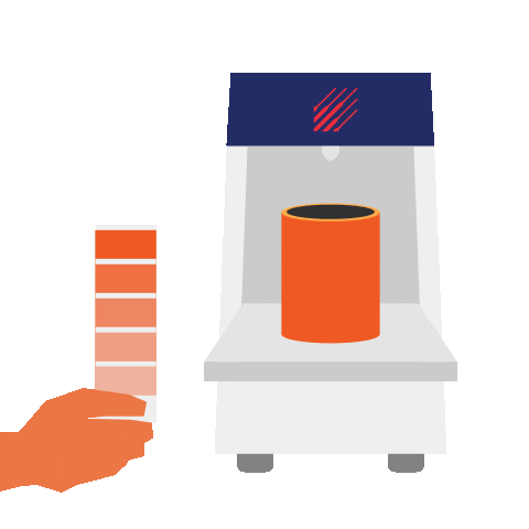 intercores giphyupload logistica tintas distribuidora Sticker