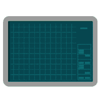 Hospital Monitor Sticker by Terzius
