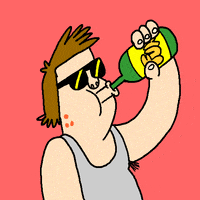 animation guzzling GIF by Jason Clarke