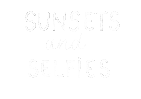 Selfies Sunsets Sticker