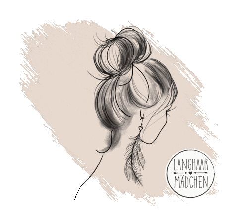 Langhaar Sticker by langhaarmaedchen