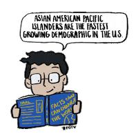 Freshoffthevote korean voting register to vote aapi Sticker