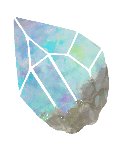 CharlieGirlGems jewelry october crystal magical Sticker