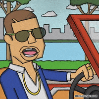 driving car GIF by Rough Sketchz