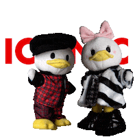 DisneyProducts disney plush donaldduck daisyduck Sticker
