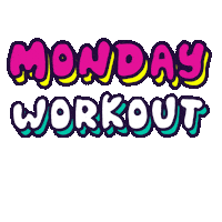 Work Out Fitness Sticker