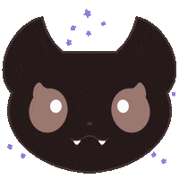 Black Cat Sticker