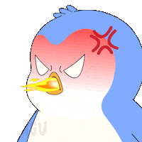 Angry Penguin Sticker by Pudgy Penguins