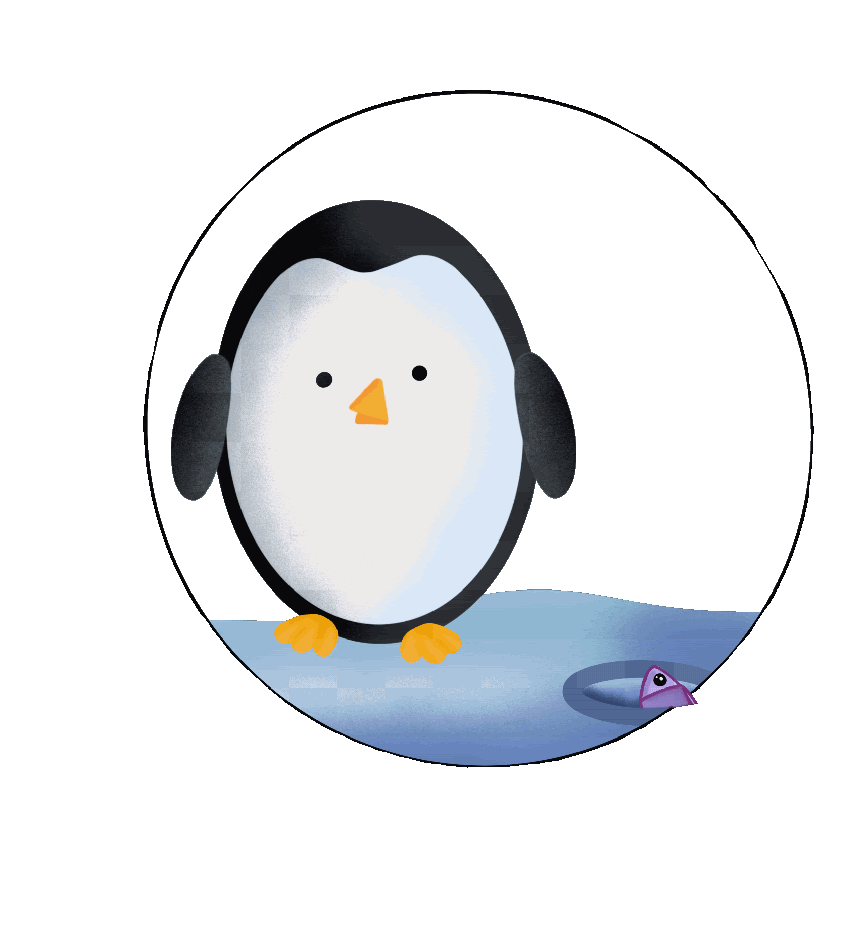 adityasl03 giphyupload penguin aesthetic adorable Sticker