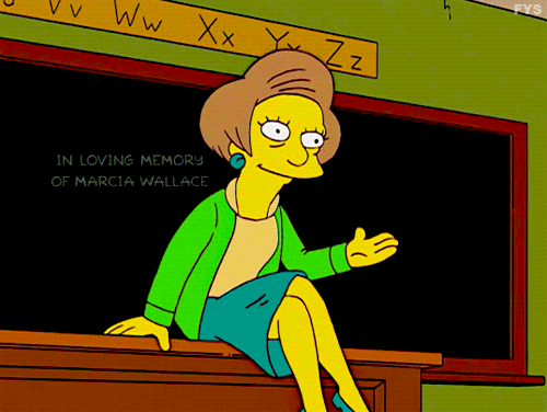 The Simpsons Edna GIF