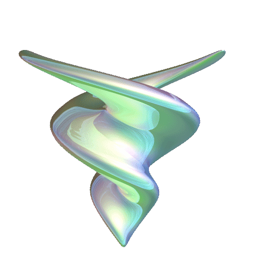 3D Turning Sticker by Vince Mckelvie