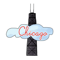 chicago Sticker by Ivo Adventures