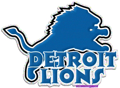 Detroit Lions Football Sticker