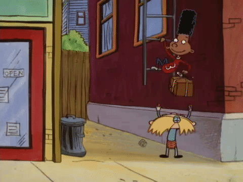 hey arnold nickelodeon GIF