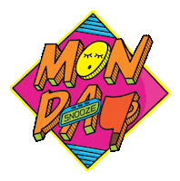 Days Of The Week Coffee Sticker by Carawrrr