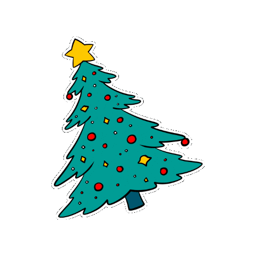 Christmas Tree Sticker