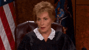 judge judy gagging GIF
