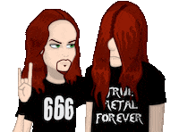 Metal Thrash Sticker by Selfish Generation