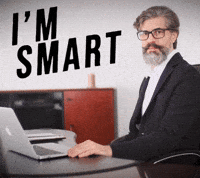 Read Big Brain GIF by Sealed With A GIF