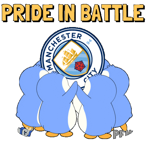 Manchester City Football Sticker by Pudgy Penguins
