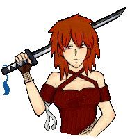 Angry Girl Sticker
