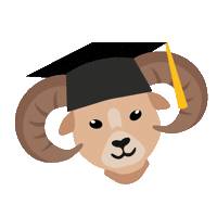 Csu Rams Graduation Sticker by Colorado State University