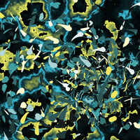 xponentialdesign loop psychedelic yellow abstract GIF