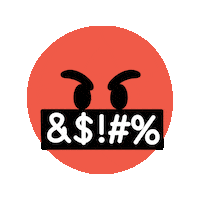Angry Emoji Sticker by Marcela Illustrates