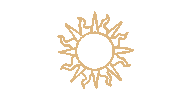cremefleurs sun doodle minimal sunny Sticker