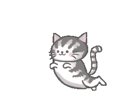 Cat Jump Sticker