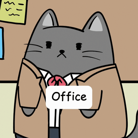 Cat Animation GIF by MESA My Emotional Support Animal