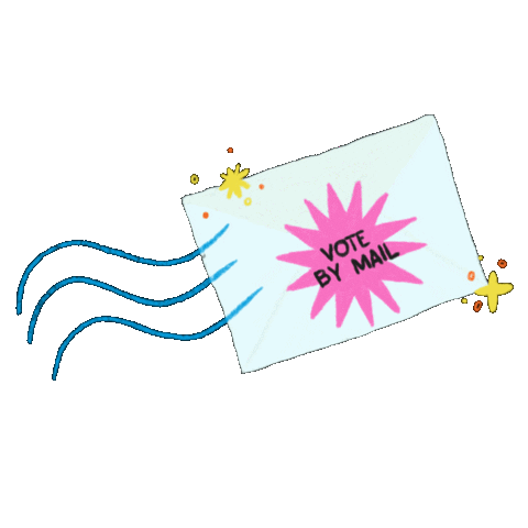meetraffy 2020 vote mail vote by mail Sticker