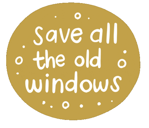 Fixer Upper Widows Sticker by Cheap Old Houses