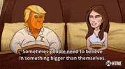 melania trump GIF by Our Cartoon President