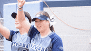 NevadaWolfPack happy dancing celebration softball GIF