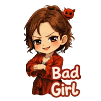 Girl Woman Sticker by L.I. Productions