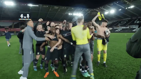 football celebrate GIF by Aston Villa FC