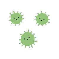 Mask Virus Sticker by Tina