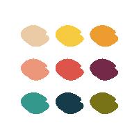 Autumn Palette Sticker by Cromos