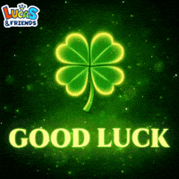 St Patricks Day Good Luck GIF by Lucas and Friends by RV AppStudios