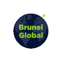 Travel Plane Sticker by Brunel University London