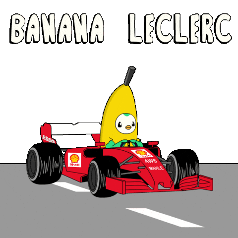 Penguin F1 Sticker by Abster