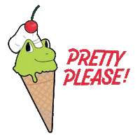 Fun Eating Sticker by One Fat Frog