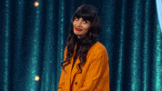 tbsnetwork laugh eye roll flirting hehe GIF