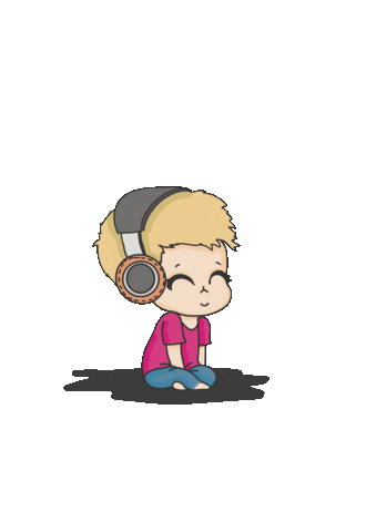 GerlindeFeiner giphyupload music song listen Sticker