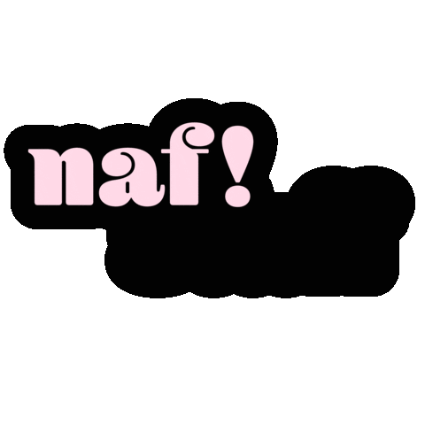 nafia nafsalon Sticker by NAF! Stuff Limited