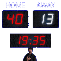 13 Away Sticker