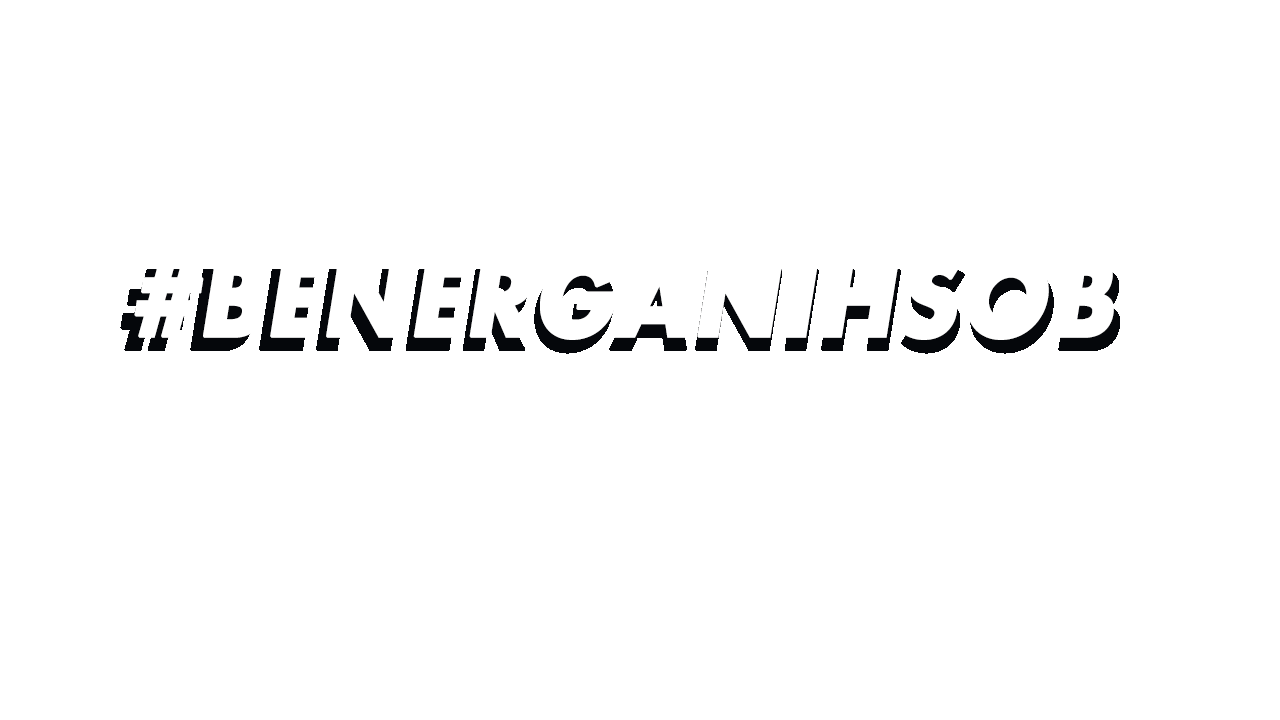 Benerganihsob Sticker by alowalo.id